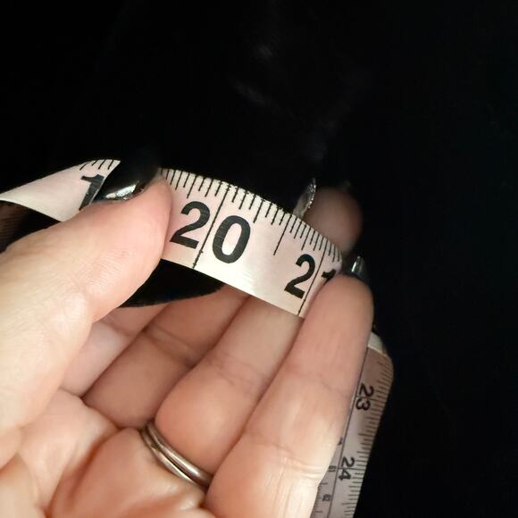 50s Vintage SORORITY HOUSE | Black Velvet 3/4 Sleeve Evening Jacket 12 / Large - Picture 7 of 8